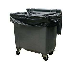 Image de Housse conteneur PEBD noire 750L 30µ/50