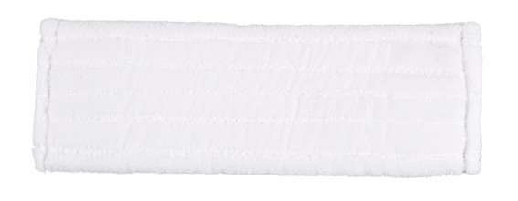 Image de Frange mop 2 en 1 poche languette microfibre 40x14 blanche/1