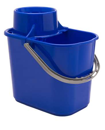 Image de Seau rectangulaire 14L + essorreur balai laveur espagnol/1