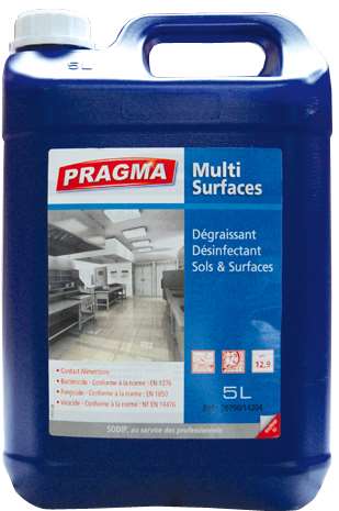 Image de Dégraissant désinfectant multi-surfaces 5L Pragma/2