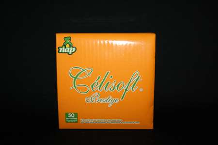 Image de Serviette Celisoft® mandarine 40x40/800