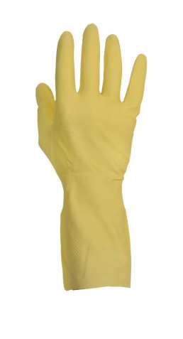 Image de Gant ménage latex jaune 7,5 T.M la paire/1