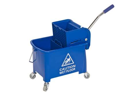 Image de Chariot double seau 20L avec séparateur et presse /1