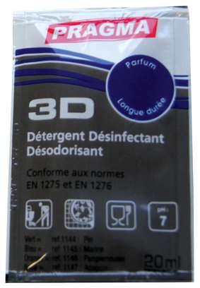 Image de Détergent 3D marine longue durée dosette 20ml Pragma/250