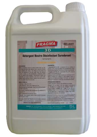 Image de Détergent surodorant rémanent 3D citron 5L Pragma/1