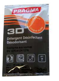 Image de Détergent 3D pamplemousse long.durée dosette 20ml Pragma/250