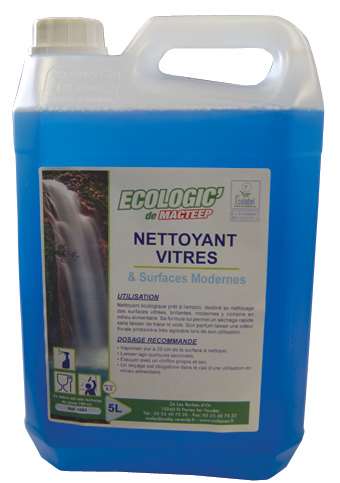 Image de Nettoyant vitres et surfaces 5L Ecologic de Macteep/1