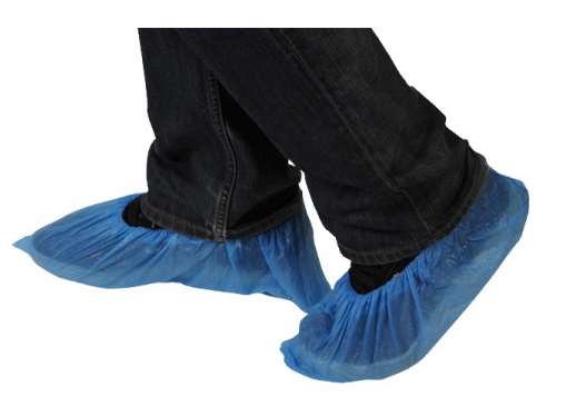 Image de Surchaussure visiteur plastifiée CPE bleu/100