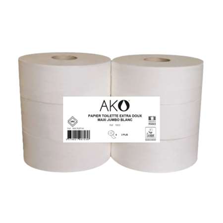 Image de P.H. rouleau 2 plis Maxi-Jumbo blanc Ecolabel AKO/6