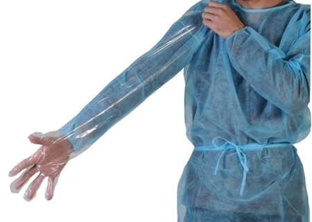 Image de Gant 90cm PE translucide 25µ T.unique/1000