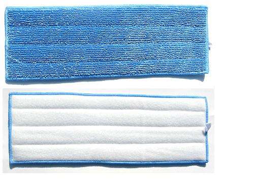 Image de Frange microfibre velcro mop bleue 45x13/1