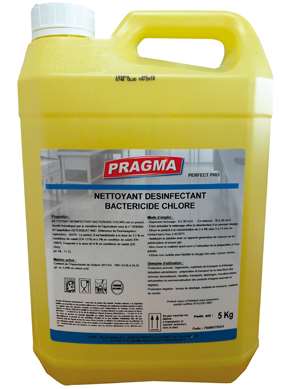 Image de Nettoyant désinfectant bactéricide chloré 5kg Pragma/1
