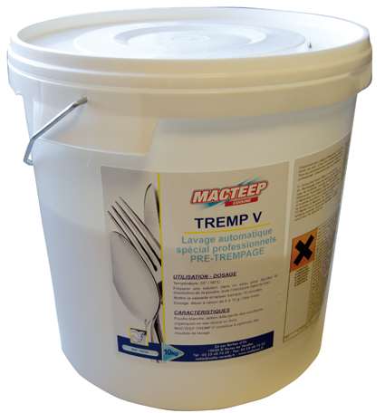 Image de Trempage vaisselle poudre Tremp V seau 10kg Macteep/1