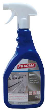 Image de Nettoyant détartrant désinfectant inox 750ml Pragma/1