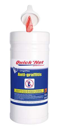 Image de Lingette anti-graffiti Quick'net boîte de 80/6