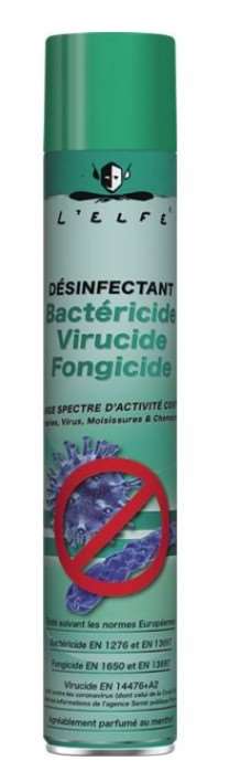 Image de Assainisseur d'air bactéricide aérosol menthe 750ml/1