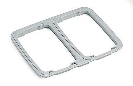 Image de Insert support sac 2x60L gris foncé chariot Alpha 5694/1