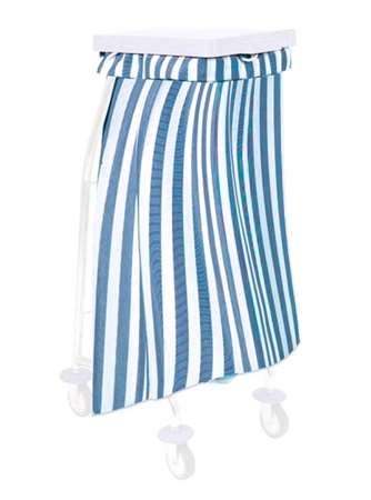 Image de Sac à linge 65L rayé bleu/1