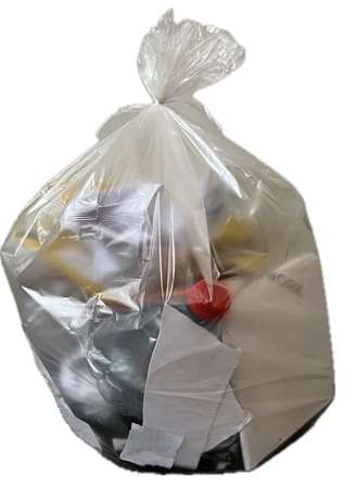 Image de Sac poubelle 30L transparent/500