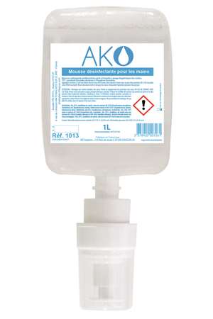 Image de Savon mousse bactéricide cartouche 1L AKO/6