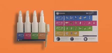 Image de Détachant linge Kit ST1-ST2-ST3-ST4 avec support/1