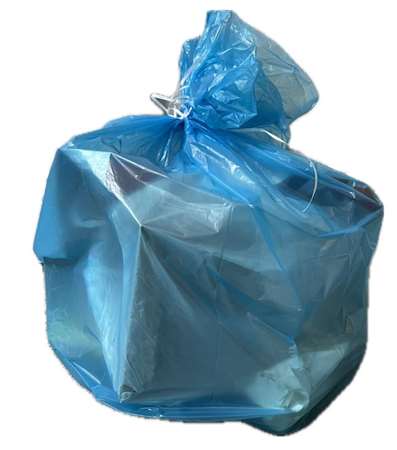 Image de Sac poubelle 30L bleu 11µ/500