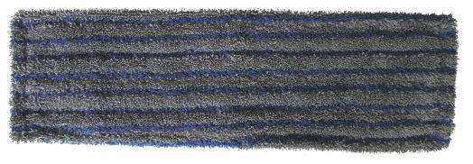 Image de Frange microfibre grattante lang.et poches grise 40cm/1