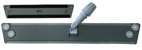Image de Support balai trapèze velcro 60cm ABS gris/1