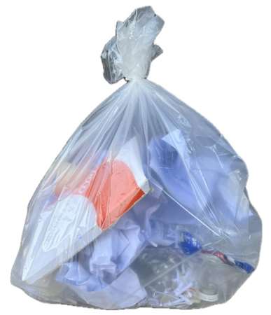 Image de Sac poubelle 50L 30µ transparent/200