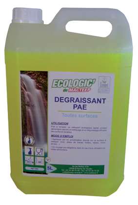 Image de Dégraissant PAE toutes surfaces 5L Ecologic de Macteep/2