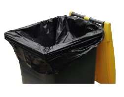 Image de Housse conteneur 240L noir 55µ /100