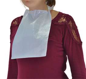 Image de Bavoir enfant bleu 24x27/1000