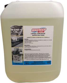 Image de Lavage vaisselle machine super eau dure conc. 10L Macteep/1