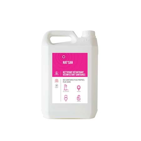 Image de Nettoyant désinfectant sanitaires Nat'San 5L Ecocert/1