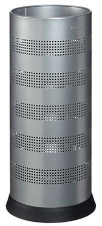 Image de Porte parapluie 28L perforé gris métal Kipso/1