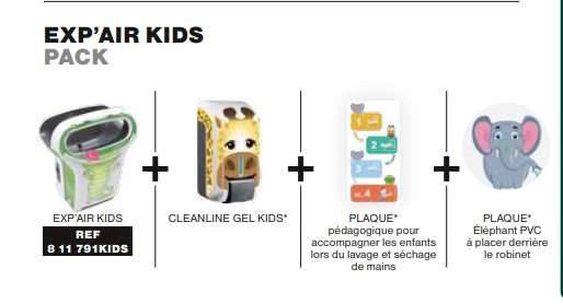 Image de Sèche-mains automatique Exp'air Kids alu blanc époxy/1