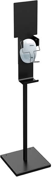 Image de Station de désinfection Sanimains à coude gris 0,85L/1