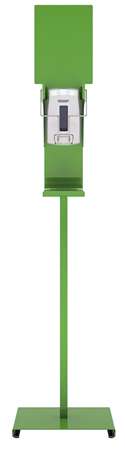 Image de Station de désinfection Sanimains à coude vert 1,1L/1