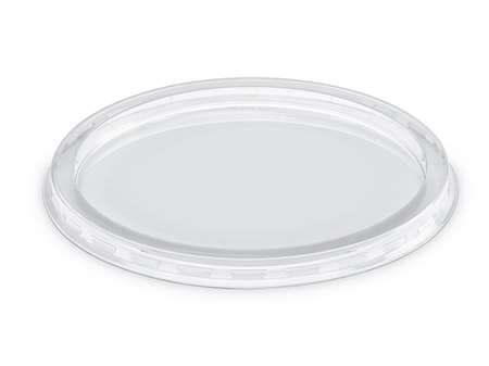Image de Couvercle pour pot rond cristal APET 250cc Tusipack/500