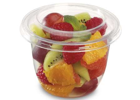 Image de Pot à dessert et couvercle APET cristal 270cc Delipack/800