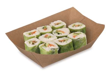 Image de Barquette carton kraft 750cc Caissipack/500