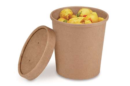 Image de Pot à soupe en carton D.97xH100mm 450cc Bowlipack/500