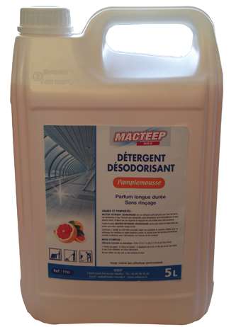Image de Détergent 2D pamplemousse longue durée 5L Macteep/1