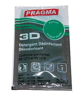 Image de Détergent 3D pin longue durée dosette 20ml Pragma/250