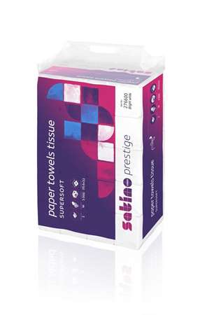 Image de E.M. FàF 2 plis ouate blanc en W 20,6x32cm Ecolabel/3000