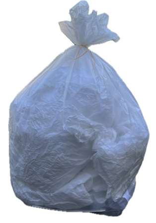 Image de Sac poubelle 130L transparent 30µ/200