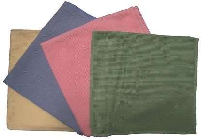 Image de Lavette Microfibre Gaufrée 40x40 jaune/5