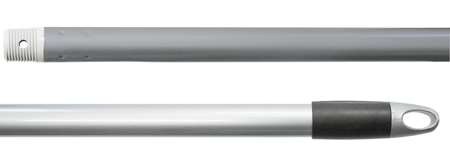 Image de Manche acier premium à vis et percé finition alu 1m50/1