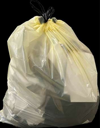 Image de Sac poubelle 50L jaune 30µ/200