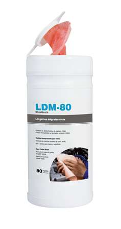 Image de Lingette nettoyante mains et surfaces atelier boite de 80 /6